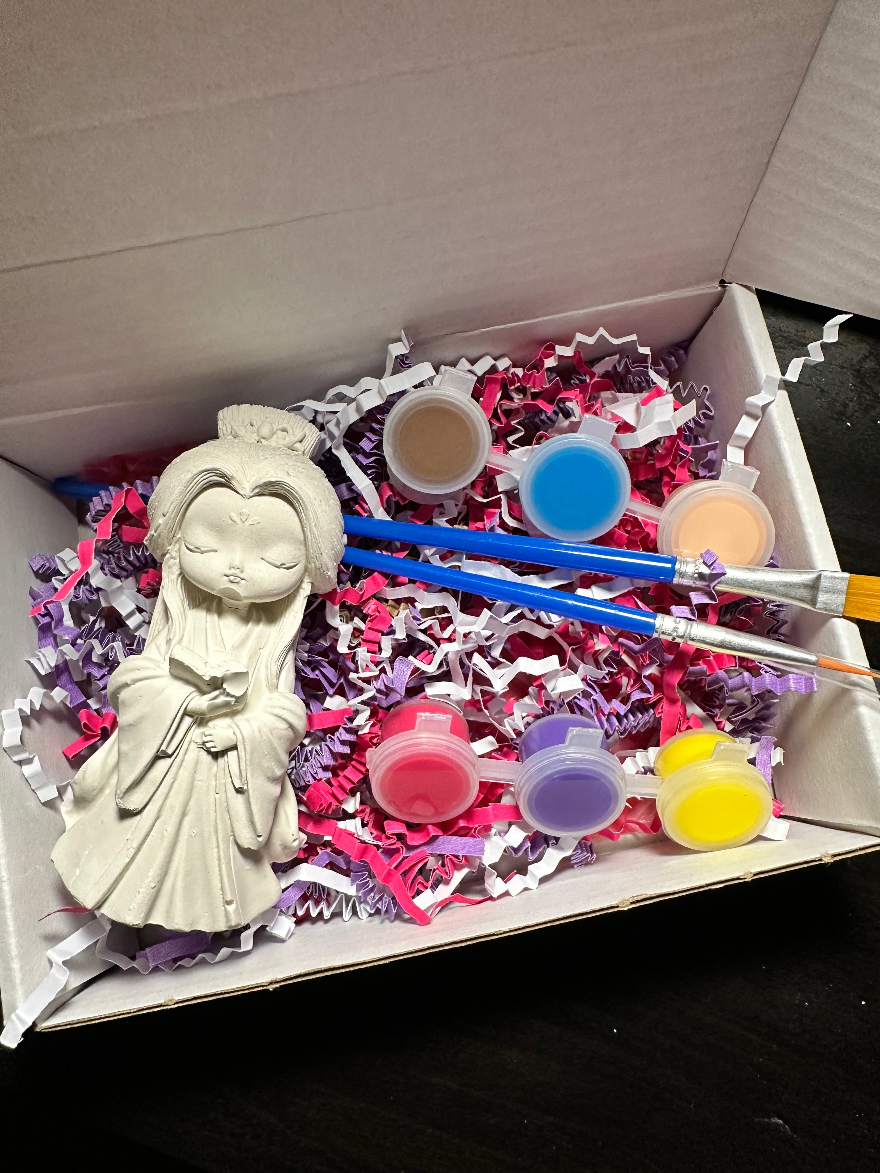 Eastern Princess Paint Kit | DIY Craft Activity for Kids, Mess-Friendly Fun