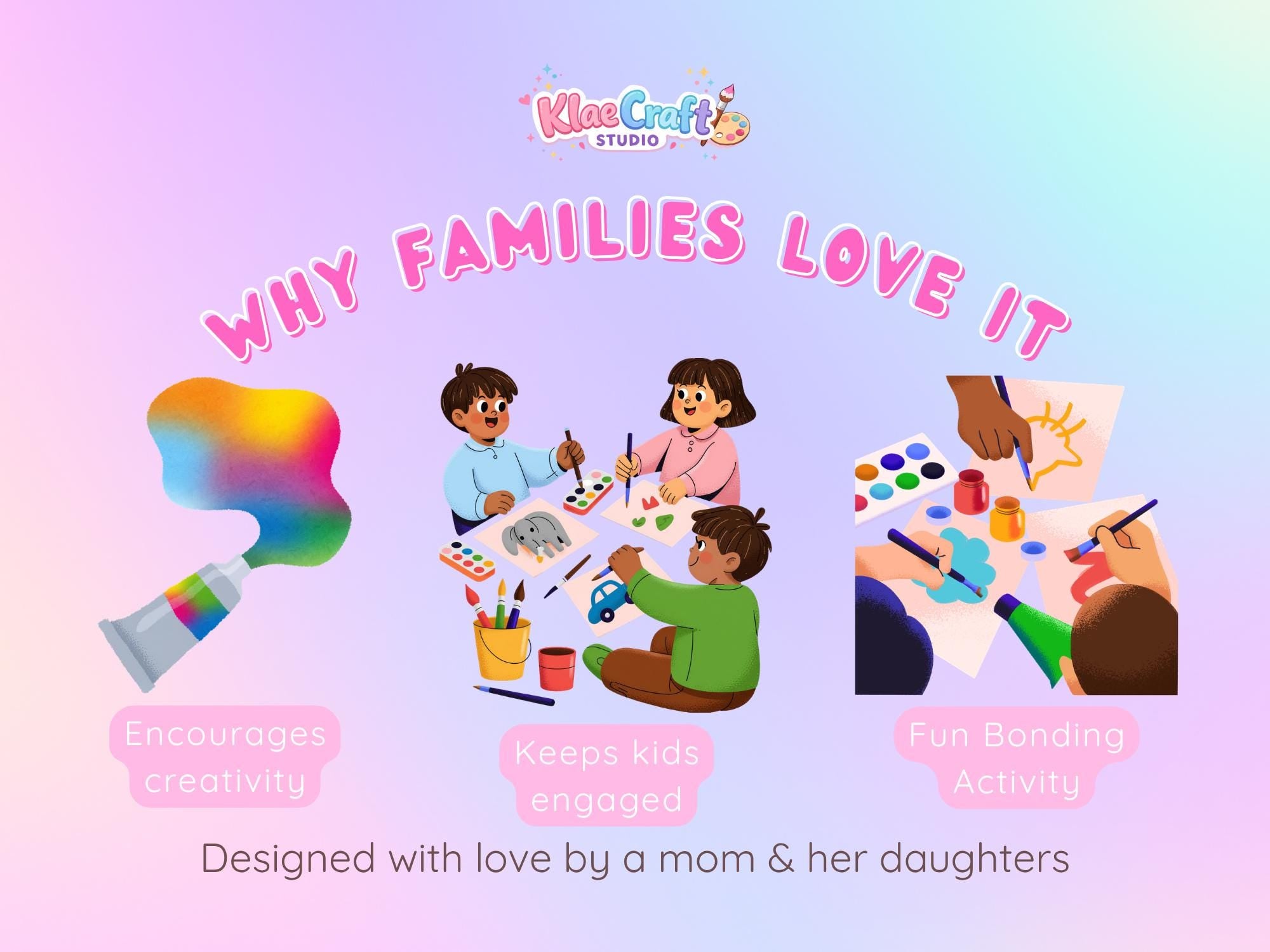 Birthday Painting Kit for Kids | DIY Craft Activity, Paint Your Own Figures