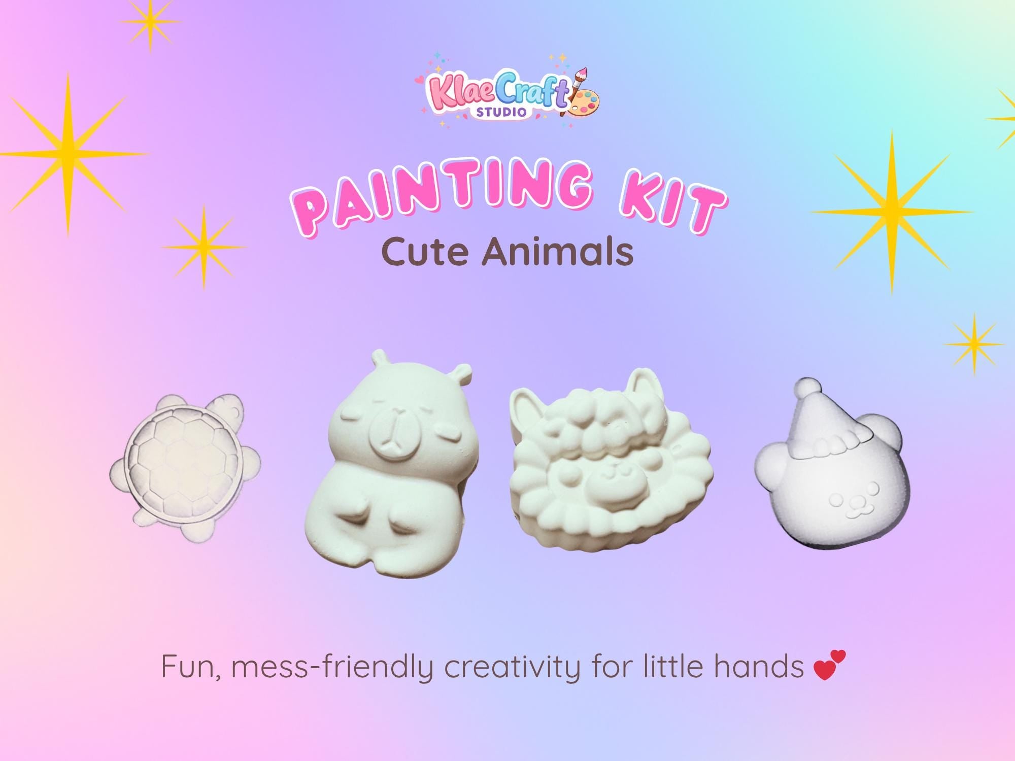 Animals Painting Kit | Kids Craft Activity | Paint Your Own Figures